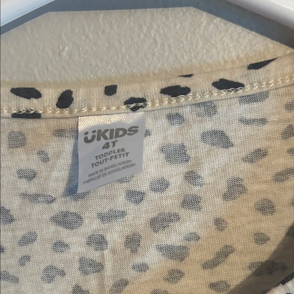 Kids' Leopard Print Short Sleeve Tee - Picture 2 of 3